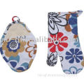 cotton printing design canvas fabric oven gloves